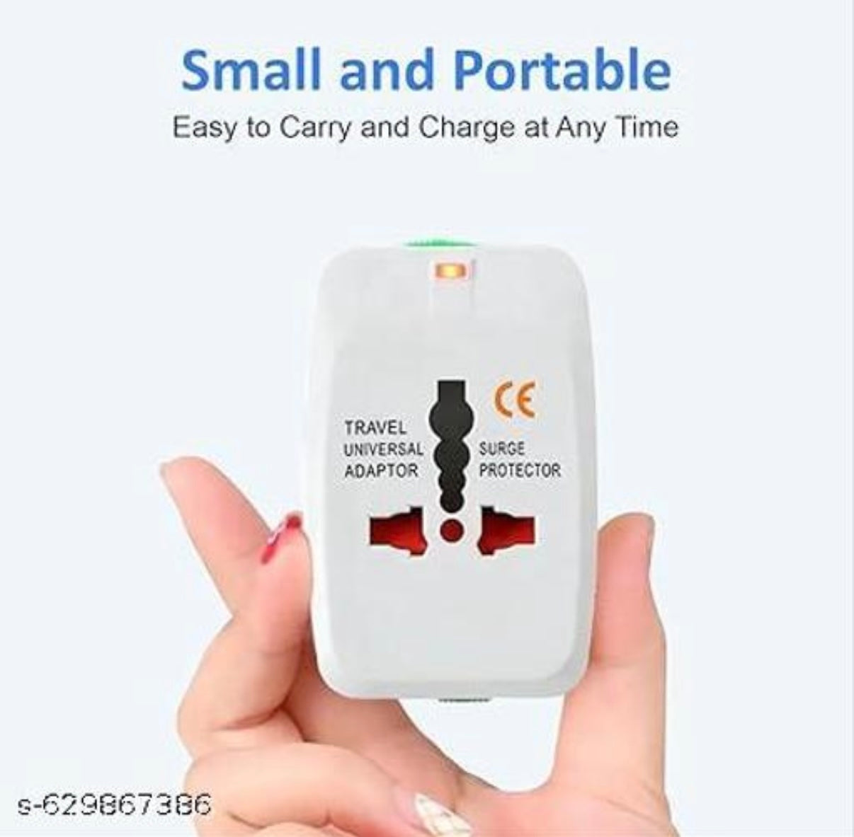Universal Travel Adapter with 6A AC Socket Output