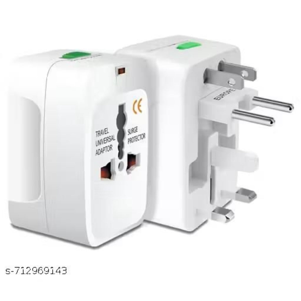 Universal Travel Adapter with 6A AC Socket Output